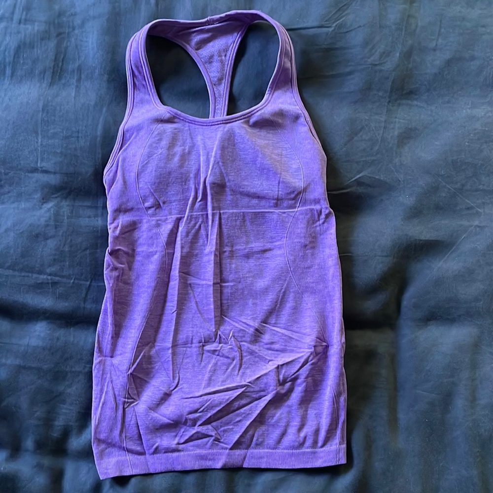 Lululemon Purple Racerback Tank Top
